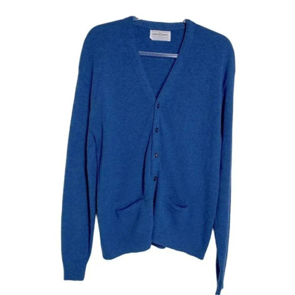 Vintage Robert Bruce supreme orlon blue cardigan‎